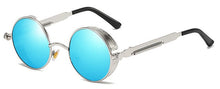Load image into Gallery viewer, Kachawoo Round Mirror Sunglasses Men Polarized Uv400 High Quality Steampunk Sun Glasses for Women 2019 Unisex
