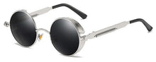 Load image into Gallery viewer, Kachawoo Round Mirror Sunglasses Men Polarized Uv400 High Quality Steampunk Sun Glasses for Women 2019 Unisex